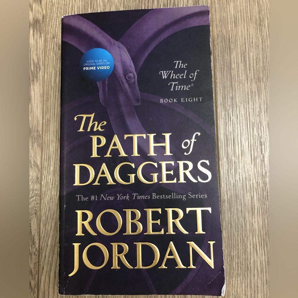 ✨$8 Clear‎ Out ✨The Path of Daggers Book by Robert Jordan Wheel of Time Book 8